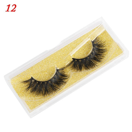 “25 mm Mink 5D Strip False Lashes”