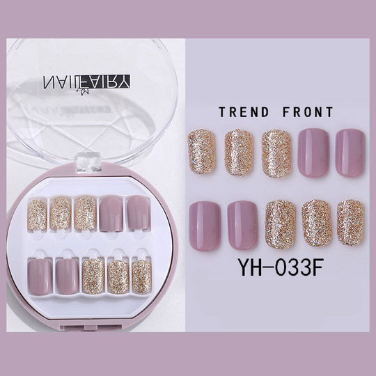 “Nail Fairy Short Square 30 Piece Fashion Nail Set”