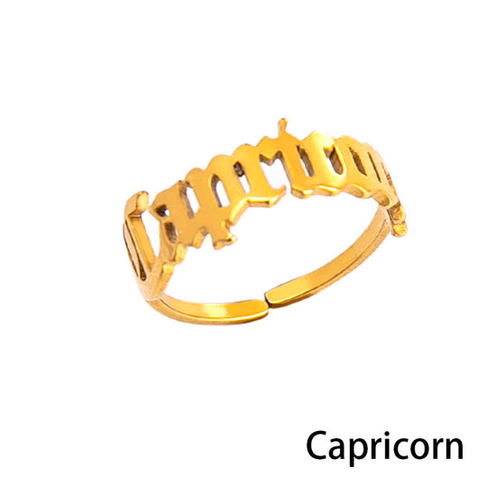 “Horoscope Fashion Ring”