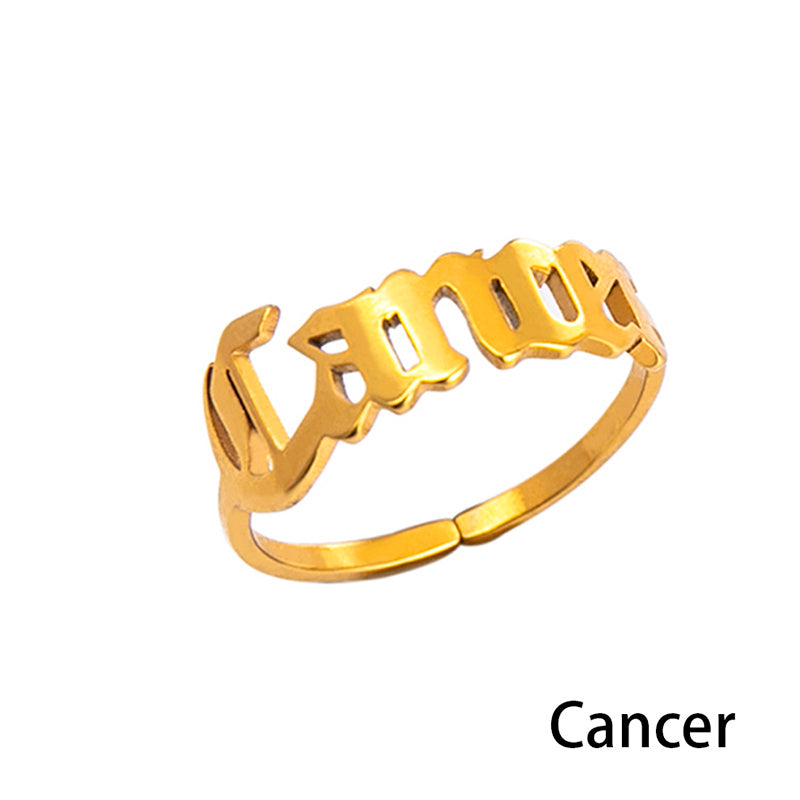 “Horoscope Fashion Ring”