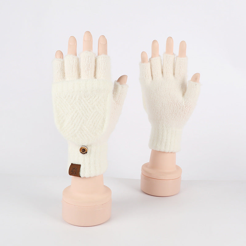 “Knitted Flip Gloves”