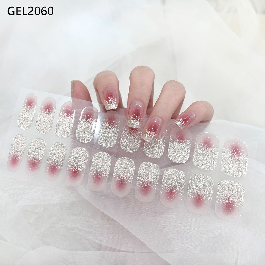 Pure Color Onion Powder Baking-free Gel Nail Art