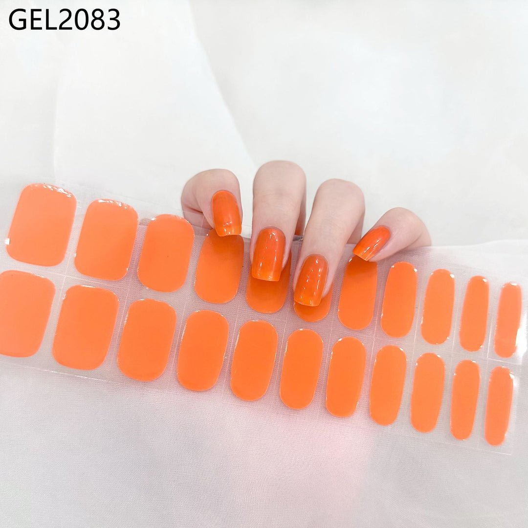 Pure Color Onion Powder Baking-free Gel Nail Art