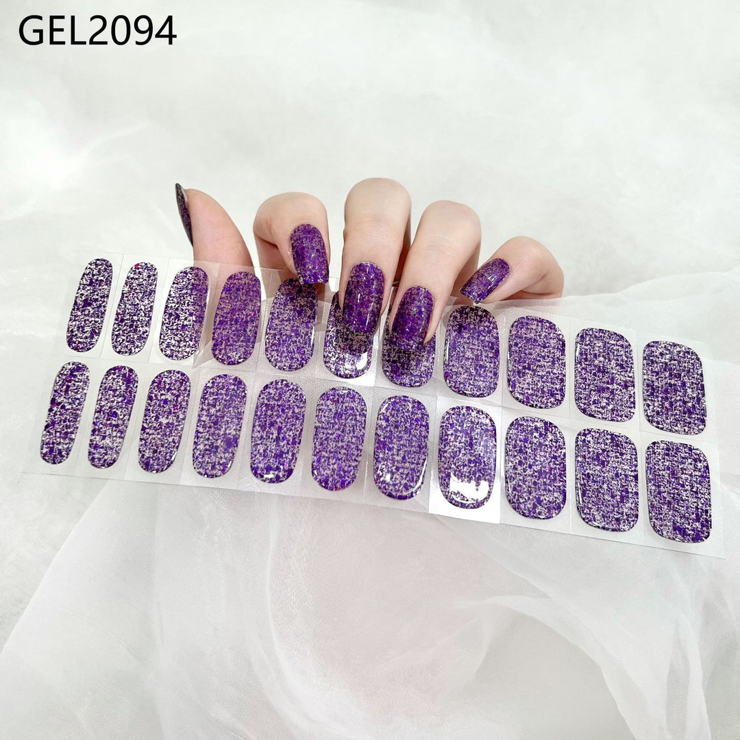 Pure Color Onion Powder Baking-free Gel Nail Art