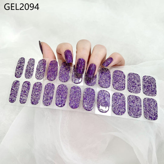 Pure Color Onion Powder Baking-free Gel Nail Art