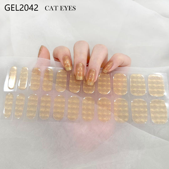 Pure Color Onion Powder Baking-free Gel Nail Art