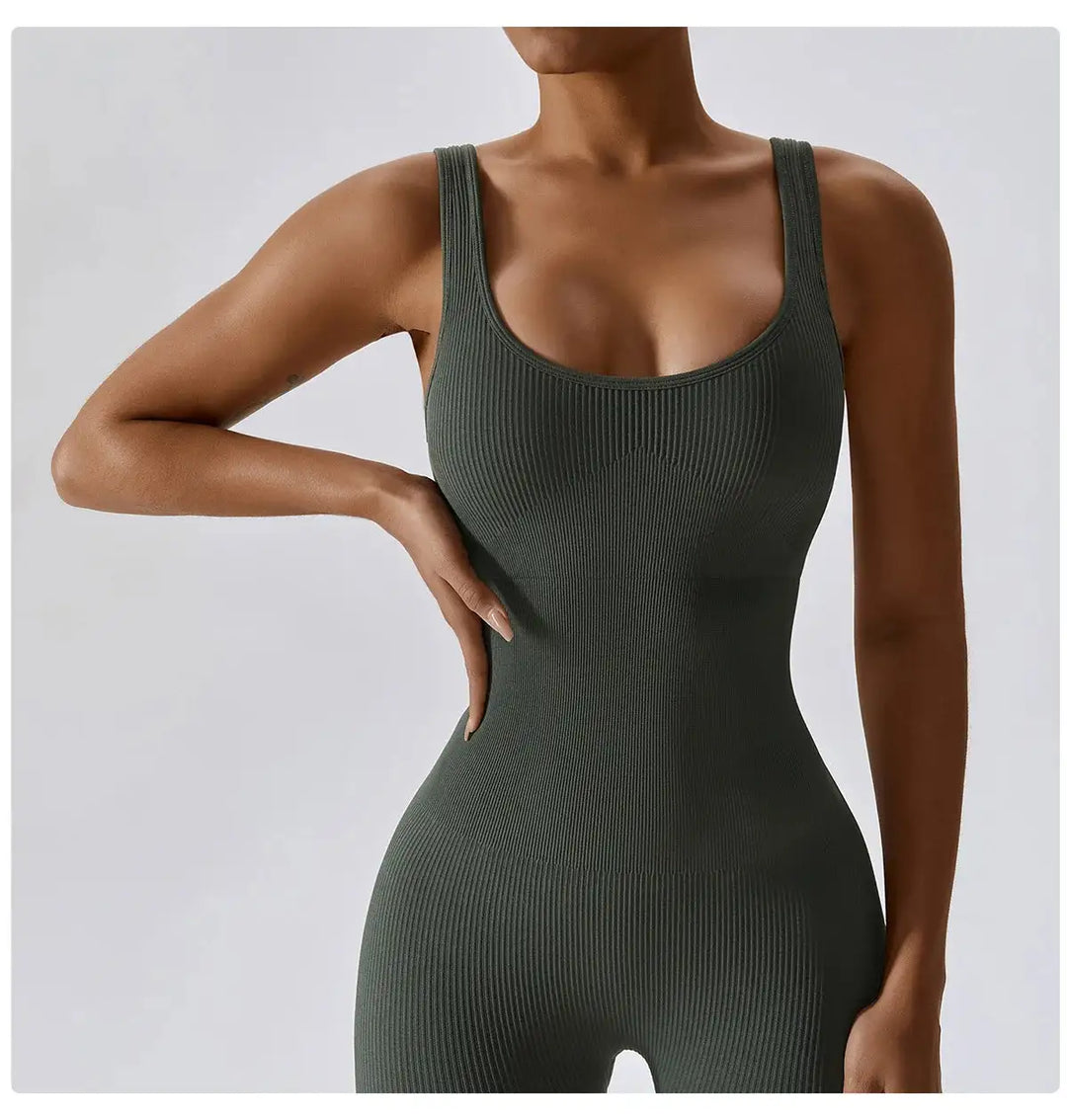 "Rian Ribbed Jumpsuit"