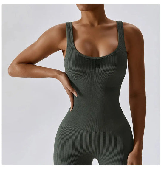 "Rian Ribbed Jumpsuit"