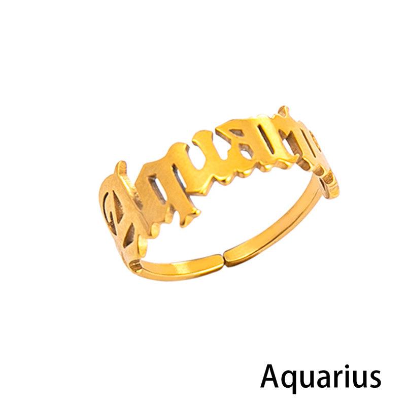 “Horoscope Fashion Ring”