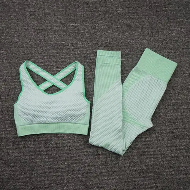 “Delilah Waffle Seamless Activewear Set”