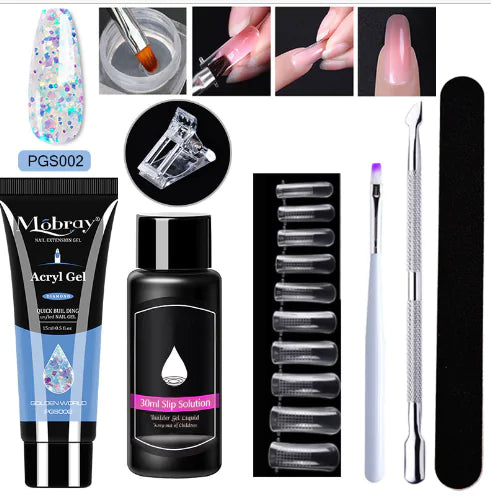 "Mobray Poly Gel Nail Kit"