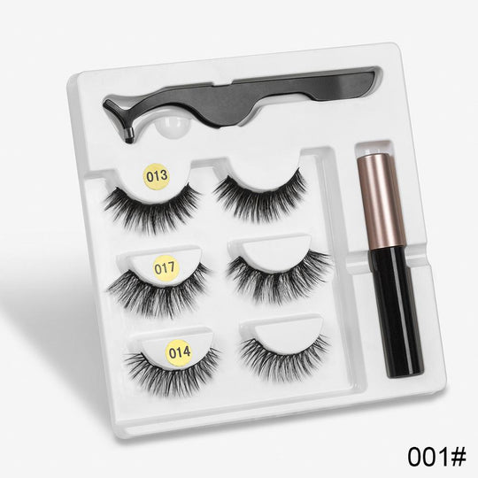 "Magnetic 3 Piece Eyelash Kit"