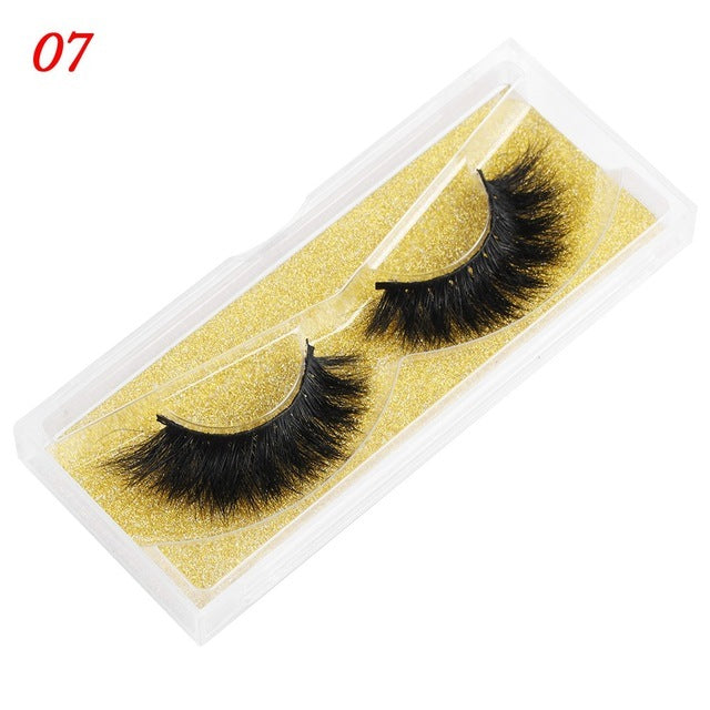 “25 mm Mink 5D Strip False Lashes”