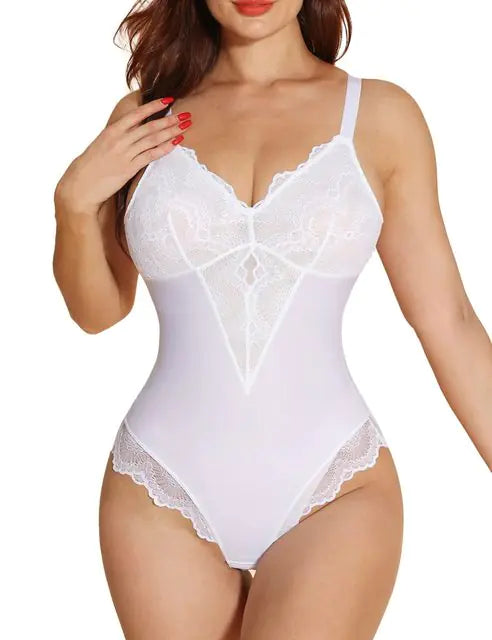 "Lace Shapewear Bodysuit"