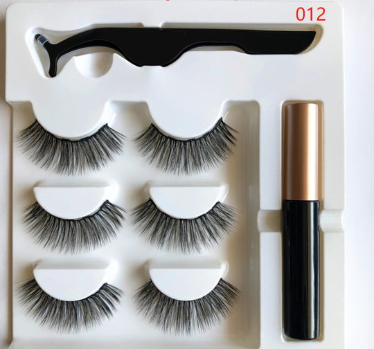 "Magnetic 3 Piece Eyelash Kit"