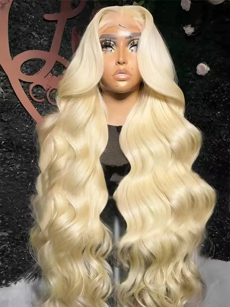 Blonde Body Wave Wigs Human Hair
