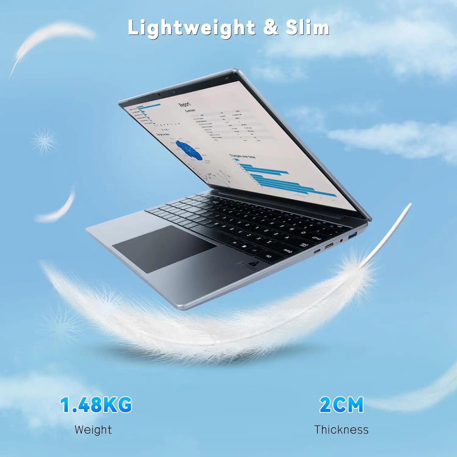 15.6 Inch Laptop Windows 11 Notebook