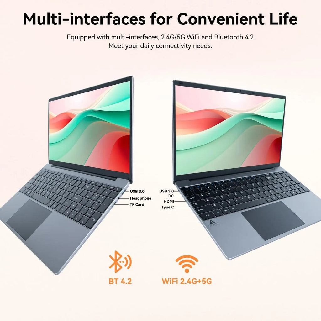 15.6 Inch Laptop Windows 11 Notebook