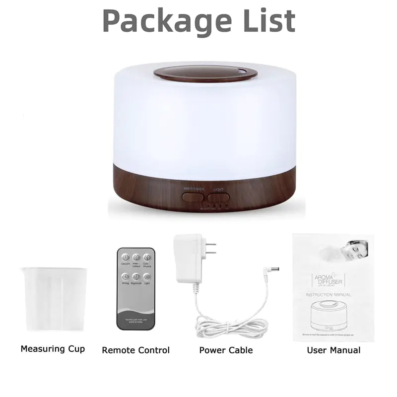 "Essential Oil Electric Diffuser and Humidifier"