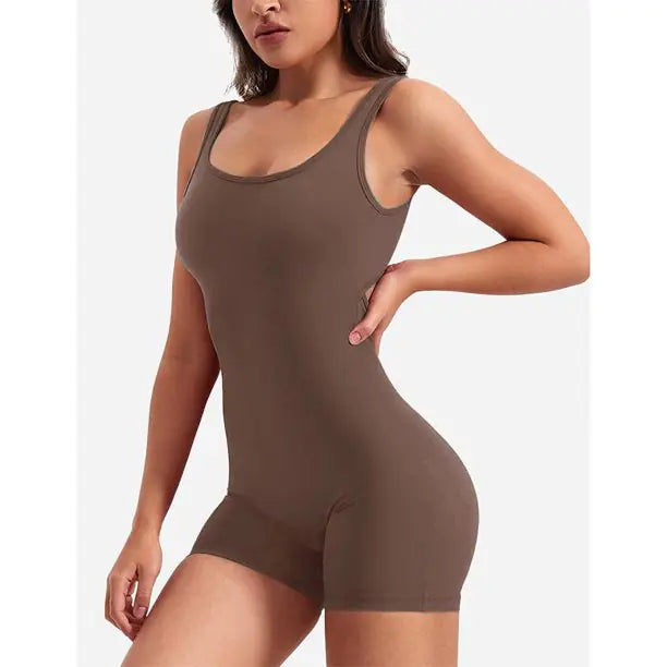 “Brigitte Stretch Romper”