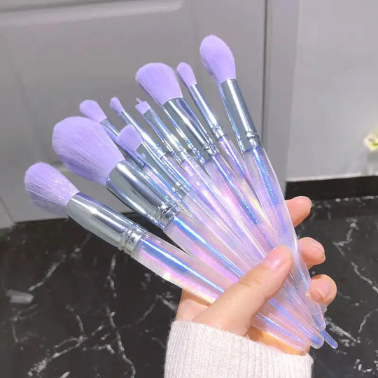 "10 Piece Makeup Brush Set"