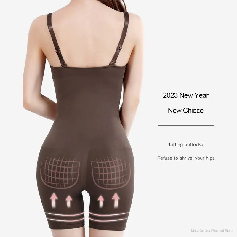 "Tummy, Waist, and Thigh Bodysuit Shaper"