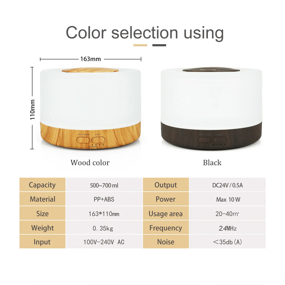 "Essential Oil Electric Diffuser and Humidifier"