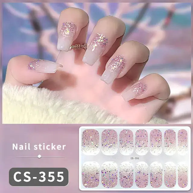 “Gel Nail Stickers”