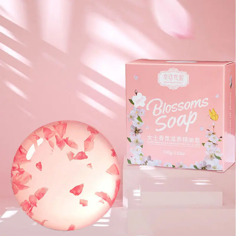 “Cherry Blossom Petals Soap”