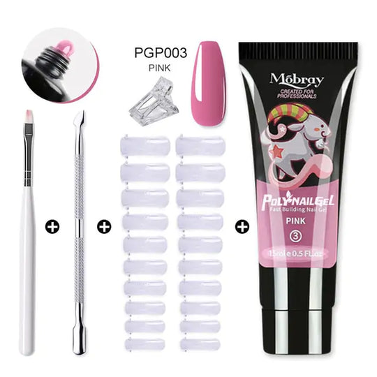 "Mobray Poly Gel Nail Kit"