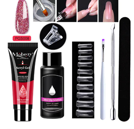 "Mobray Poly Gel Nail Kit"