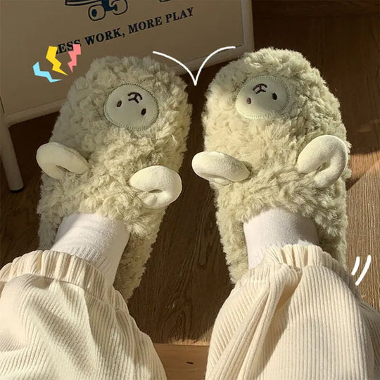 “Little Lamb Cozy Slippers”