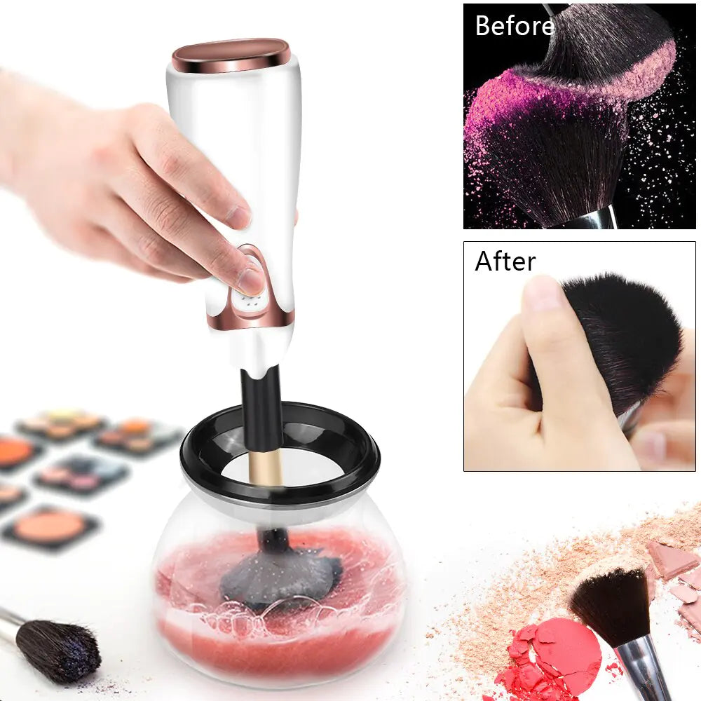 “Automatic Makeup Brush Cleaner and Dryer”