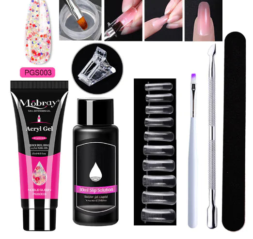 "Mobray Poly Gel Nail Kit"