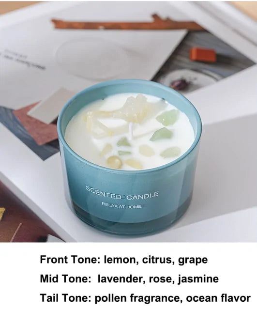 “Scented Mineral Candles”