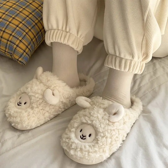 “Little Lamb Cozy Slippers”