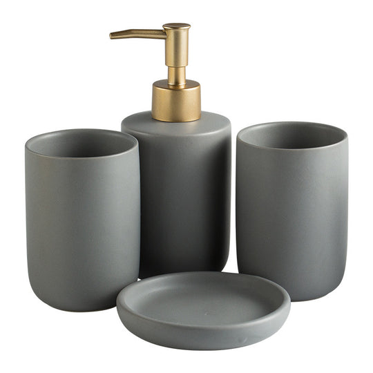 “Ceramic Bathroom Accessories Set”