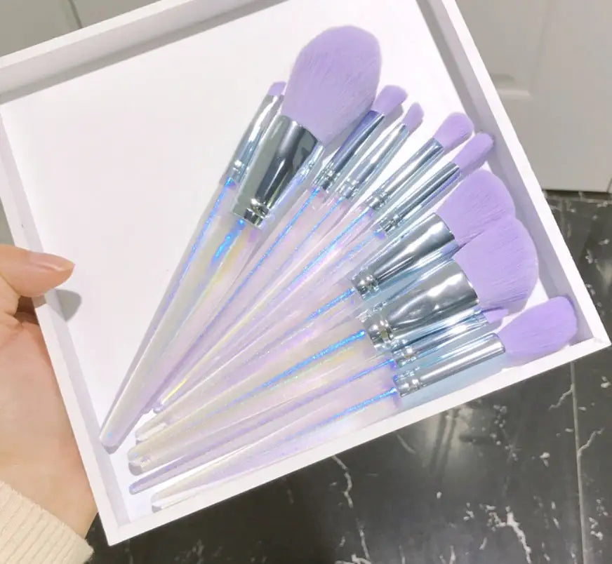 "10 Piece Makeup Brush Set"