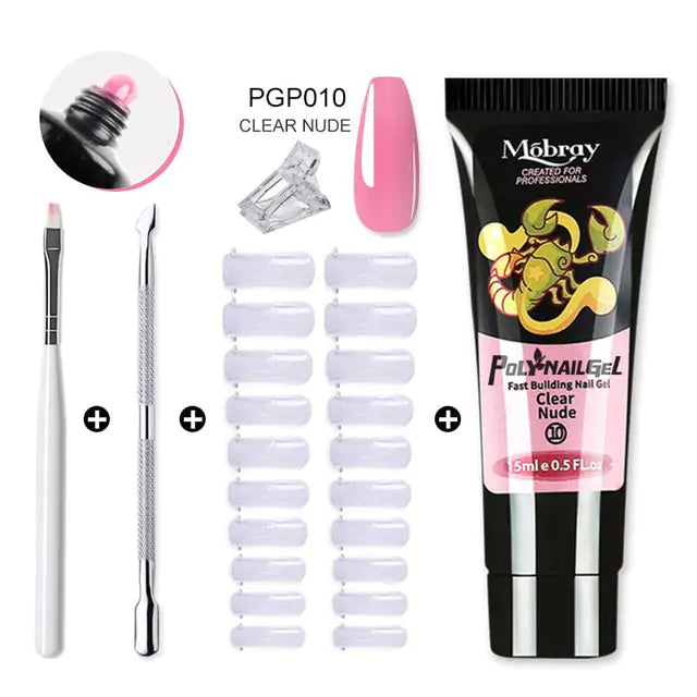 "Mobray Poly Gel Nail Kit"