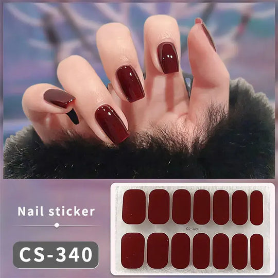 “Gel Nail Stickers”