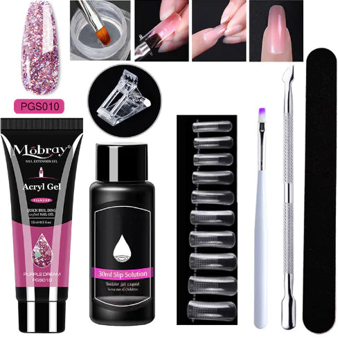 "Mobray Poly Gel Nail Kit"