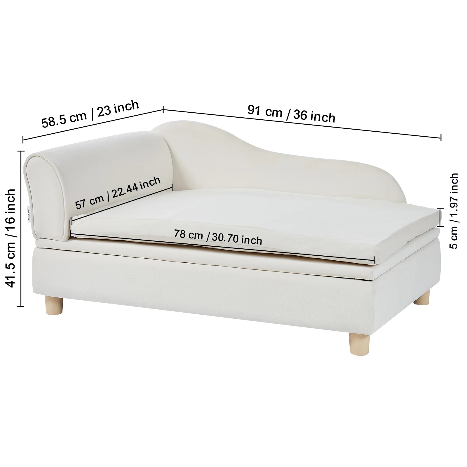 Medium-Sized Pet Couch