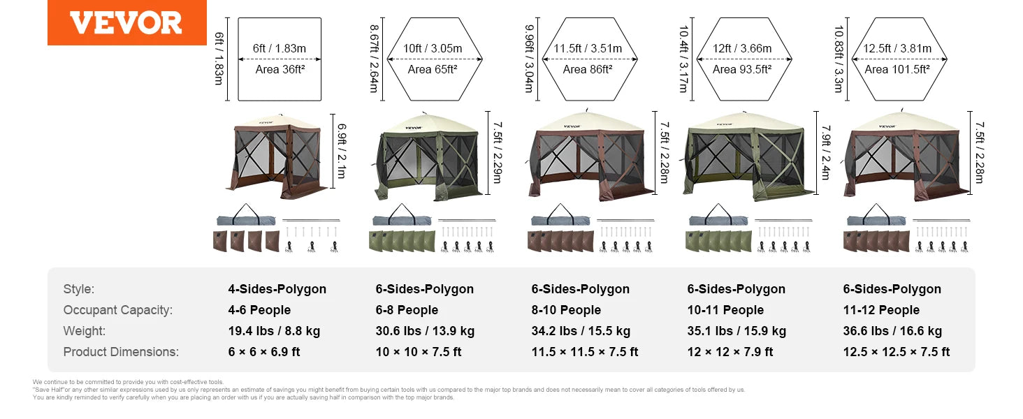 Pop Up Gazebo Tent,