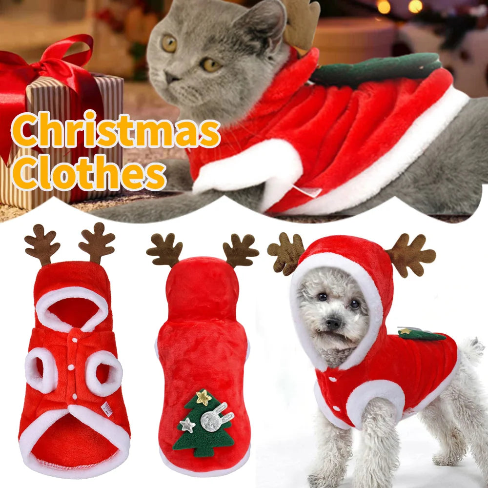 Christmas Pet Clothes Winter