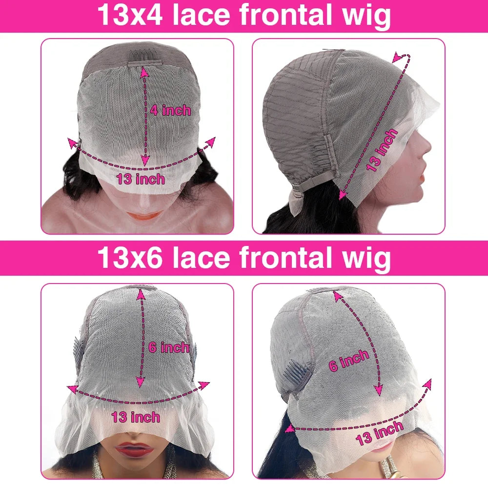 Remy HairTransparent Full Lace Frontal Wig