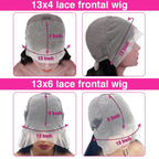 Remy HairTransparent Full Lace Frontal Wig