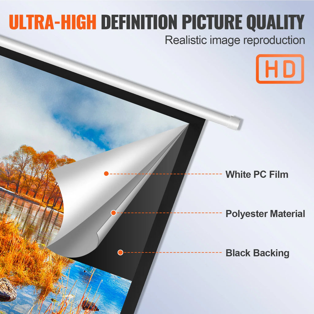 Electric Motorized Projector Screen 100i