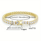 Pure Copper Tennis bracelet