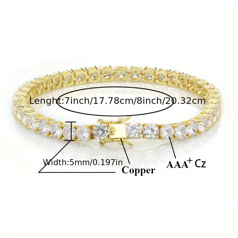 Pure Copper Tennis bracelet