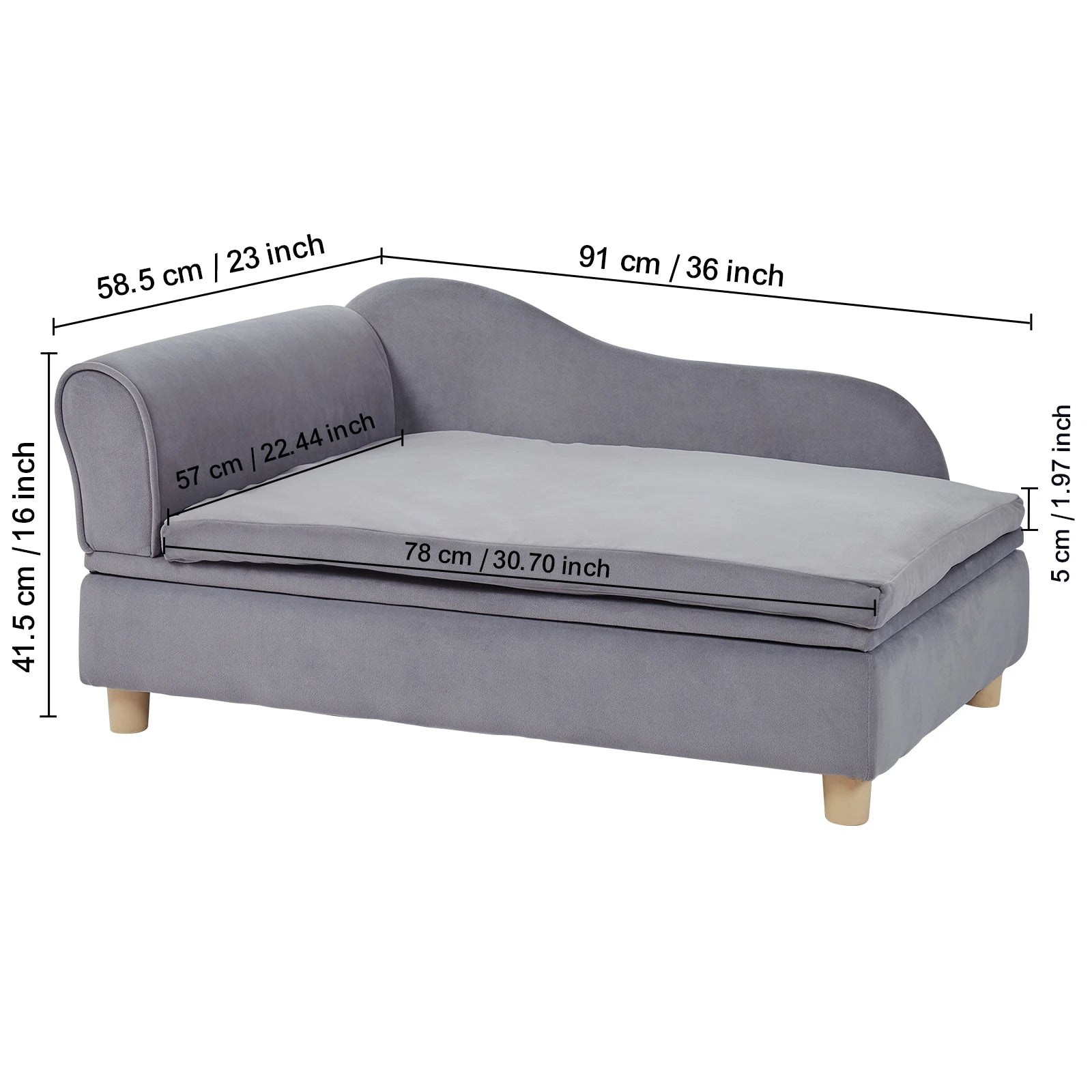 Medium-Sized Pet Couch